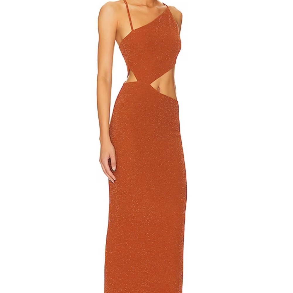 Lovers and Friends Kiana Gown in Copper